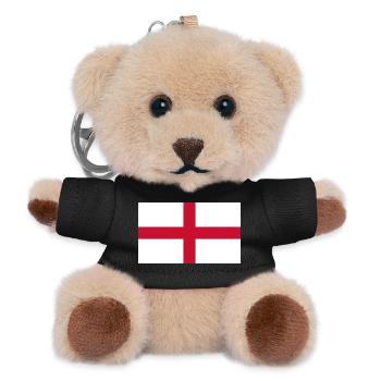 England - Teddy Schlüsselanhänger - Schwarz - Vorne