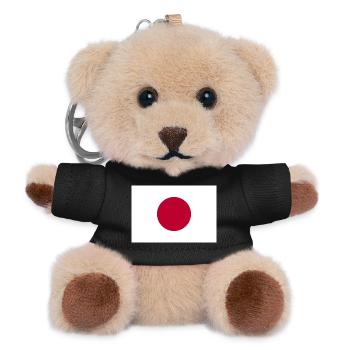 Japan - Teddy Schlüsselanhänger - Schwarz - Vorne