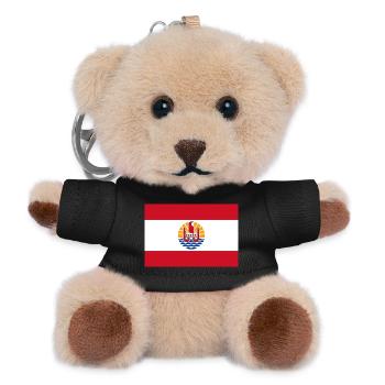 Französisch-Polynesien - Teddy Schlüsselanhänger - Schwarz - Vorne