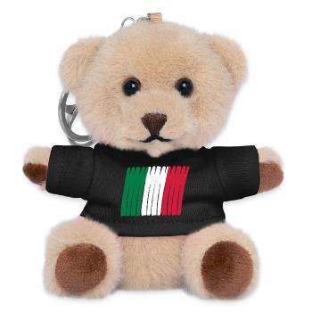 italia banner - Teddy Schlüsselanhänger - Schwarz - Vorne