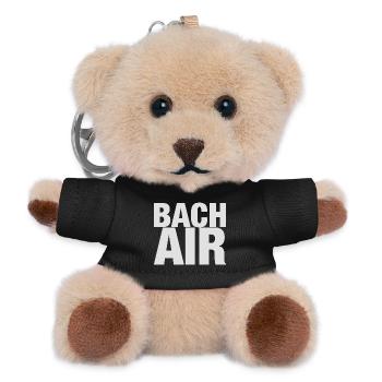 Johann Sebastian Bach Air T-shirt funny saying - Teddy Keyring - black - Front