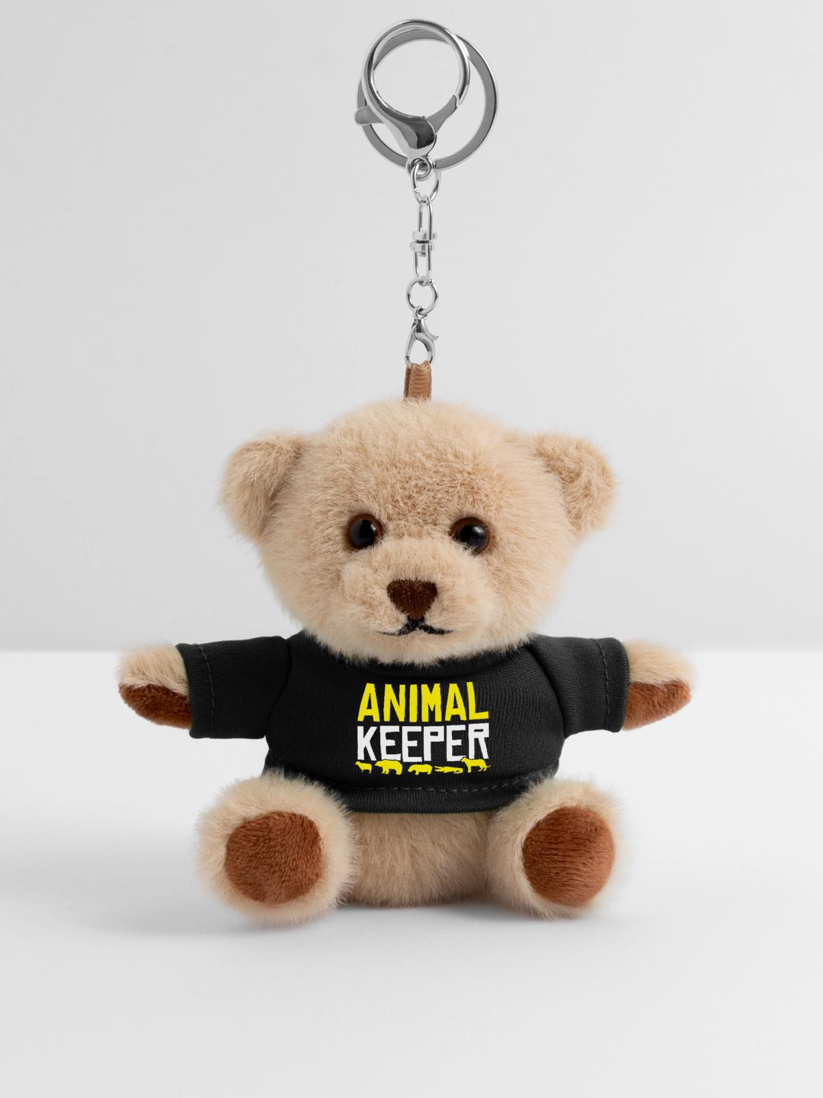 Tierpfleger - Teddy Schlüsselanhänger - Schwarz - Vorne