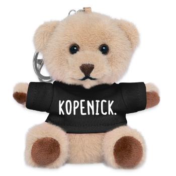 Köpenick Berlin Bezirk Fancy - Teddy Schlüsselanhänger - Schwarz - Vorne