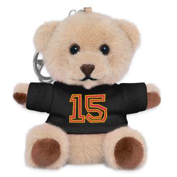 15. 15 YEARS. 15th ANNIVERSARY. 15 YEAR ANNIVERSARY. - Teddy Keyring - black - Front