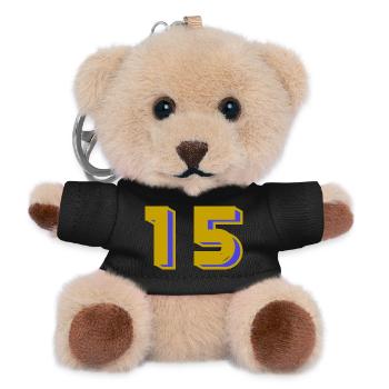 15. 15 YEARS. 15th ANNIVERSARY. 15 YEAR ANNIVERSARY. - Teddy Keyring - black - Front