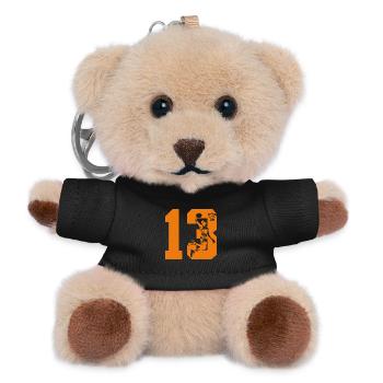 NUMBER 13 BASKETBALL 13TH BIRTHDAY - Teddy Keyring - black - Front