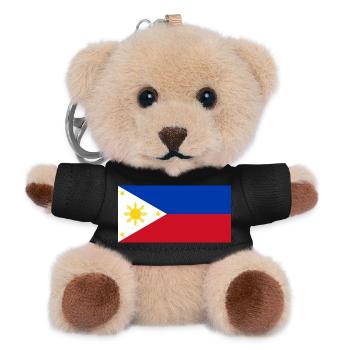 Philippinen - Teddy Schlüsselanhänger - Schwarz - Vorne