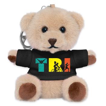 Triathle Triathle Triathlon - Teddy Schlüsselanhänger - Schwarz - Vorne