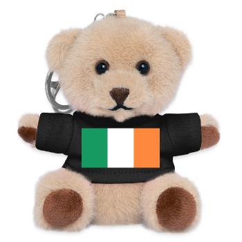 Irland - Teddy Schlüsselanhänger - Schwarz - Vorne