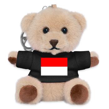 Indonesien - Teddy Schlüsselanhänger - Schwarz - Vorne