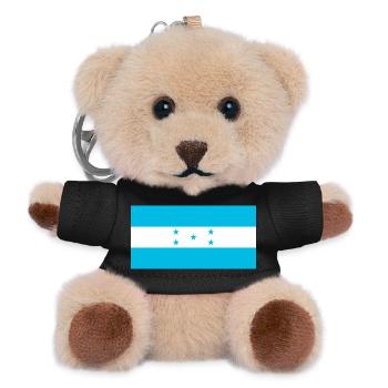 Honduras - Teddy Schlüsselanhänger - Schwarz - Vorne