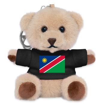 Namibia - Teddy Schlüsselanhänger - Schwarz - Vorne