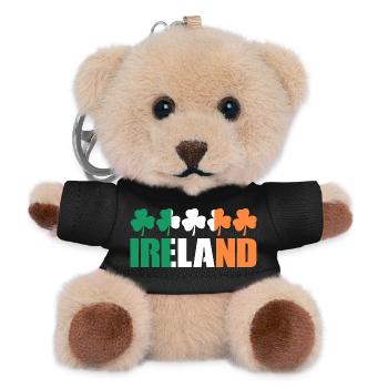 Irland - Teddy Schlüsselanhänger - Schwarz - Vorne