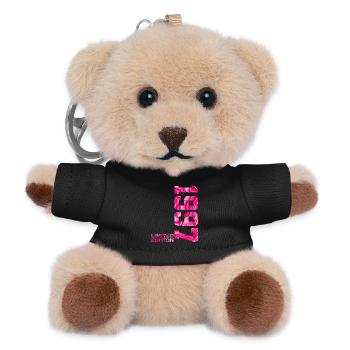 29E ANNIVERSAIRE ÉDITION LIMITÉE ROSE 1997 - Porte-clés ourson - noir - Devant