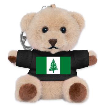 Norfolkinsel - Teddy Schlüsselanhänger - Schwarz - Vorne