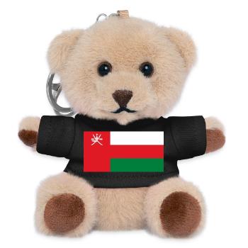 Oman - Teddy Schlüsselanhänger - Schwarz - Vorne
