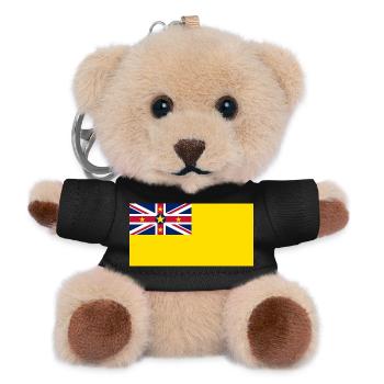 Niue - Teddy Schlüsselanhänger - Schwarz - Vorne