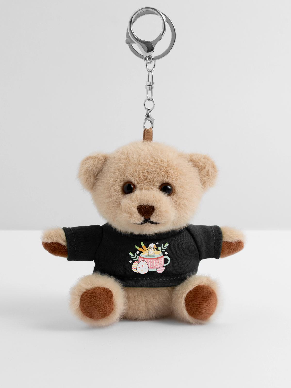 BOW Oster-Chibi-Pokal - Teddy Schlüsselanhänger - Schwarz - Vorne