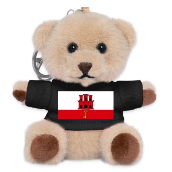 Gibraltar - Teddy Schlüsselanhänger - Schwarz - Vorne