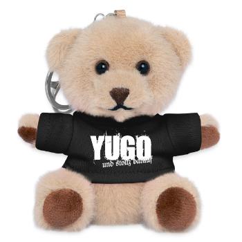 Yugo und stolz daraufstolzer - Teddy Schlüsselanhänger - Schwarz - Vorne