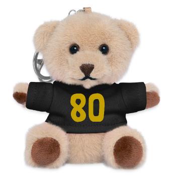 HAPPY BIRTHDAY. HAPPY BIRTHDAY. ANNIVERSARY. - Teddy Keyring - black - Front