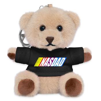 Funny Nasdad Racing car For Father's Day - Teddy Schlüsselanhänger - Schwarz - Vorne