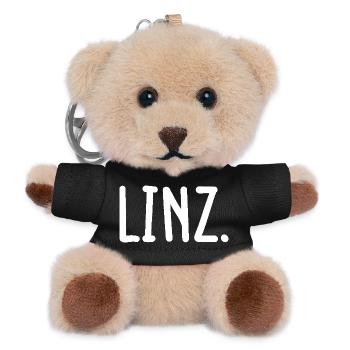 Linz Österreich Austria Fancy - Teddy Schlüsselanhänger - Schwarz - Vorne