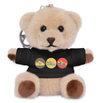 Sneakers retro - Teddy Keyring - black - Front