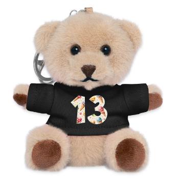 CREAM NUMBER 13 YEARS CREAM 13TH BIRTHDAY - Teddy Keyring - black - Front