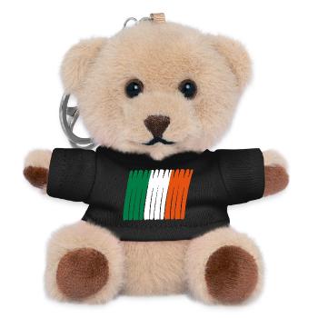 ireland flag sport football - Teddy Schlüsselanhänger - Schwarz - Vorne