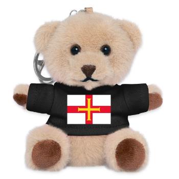 Guernsey - Teddy Schlüsselanhänger - Schwarz - Vorne