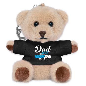 Dad 2022 Loading Werdender Vater - Teddy Schlüsselanhänger - Schwarz - Vorne