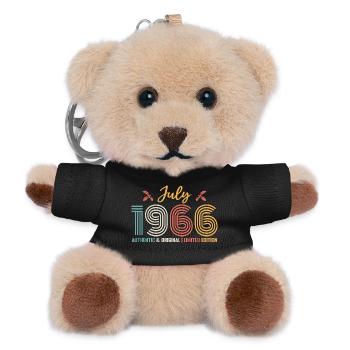 Geburtstag 1959 Juli 1959 Juli 1959 - Teddy Schlüsselanhänger - Schwarz - Vorne