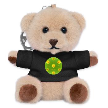 Garten Löwenzahn - Teddy Schlüsselanhänger - Schwarz - Vorne