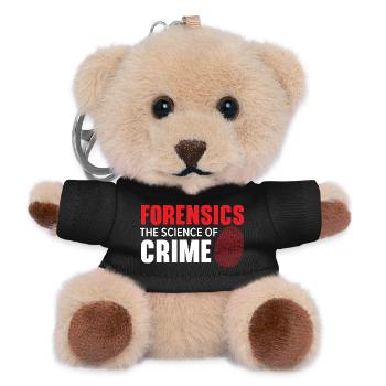 Forensik Die Wissenschaft des Verbrechens Forensis - Teddy Schlüsselanhänger - Schwarz - Vorne