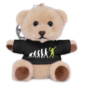 Padel Padelspieler Padeltennis Paddle Padeltrainer - Teddy Schlüsselanhänger - Schwarz - Vorne