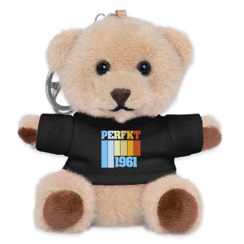 Perfekt 1961 - Teddy Schlüsselanhänger - Schwarz - Vorne