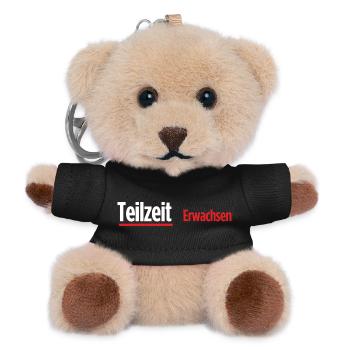 Teilzeit Erwachsen - Teddy Schlüsselanhänger - Schwarz - Vorne