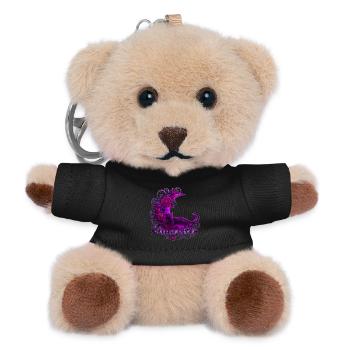 Embrace Your Shadows Gothic Shirt - Teddy Schlüsselanhänger - Schwarz - Vorne
