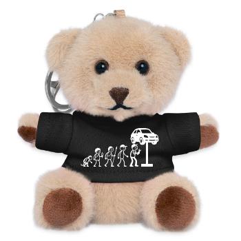  KFZ-Mechaniker Geschenkidee Tuning-Schrauber - Teddy Schlüsselanhänger - Schwarz - Vorne