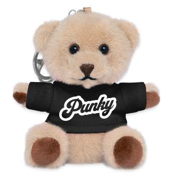 Gnitze - Teddy Schlüsselanhänger - Schwarz - Vorne