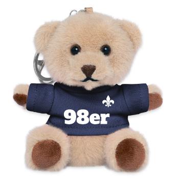 Darmstadt Fußball Lilien T-Shirt - Teddy Schlüsselanhänger - Navy - Vorne
