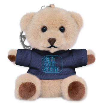 SEE IT SAY IT SORTED - Teddy Schlüsselanhänger - Navy - Vorne