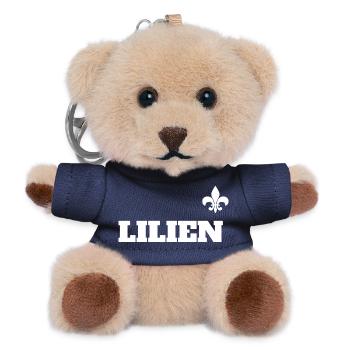 Darmstadt Fußball Lilien T-Shirt - Teddy Schlüsselanhänger - Navy - Vorne