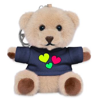 ICH HABE GERADE GEHEIRATET. Junggesellinnenabschied. VALENTINSTAG. PAAR. LIEBE - Teddy Schlüsselanhänger - Navy - Vorne