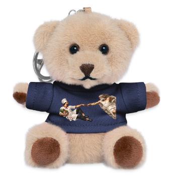 Die Erschaffung des Kochs - Teddy Schlüsselanhänger - Navy - Vorne