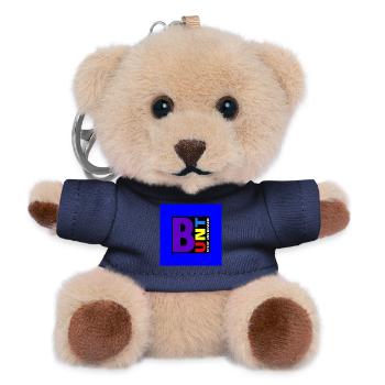 Bunt steht uns besser! - Teddy Schlüsselanhänger - Navy - Vorne