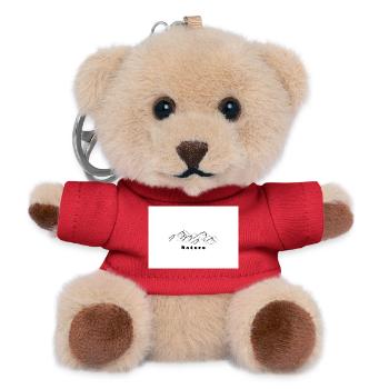 Nature - Teddy Schlüsselanhänger - Rot - Vorne