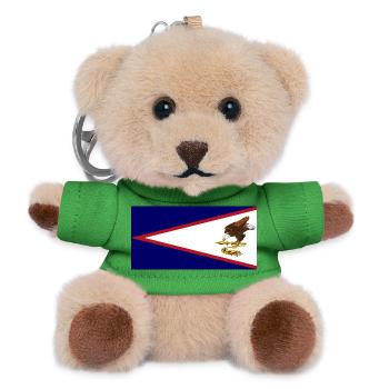 Amerikanisch-Samoa - Teddy Schlüsselanhänger - Grün - Vorne