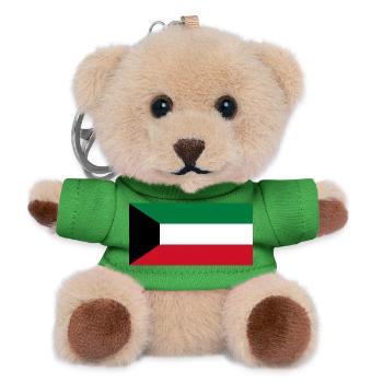 Kuwait - Teddy Schlüsselanhänger - Grün - Vorne